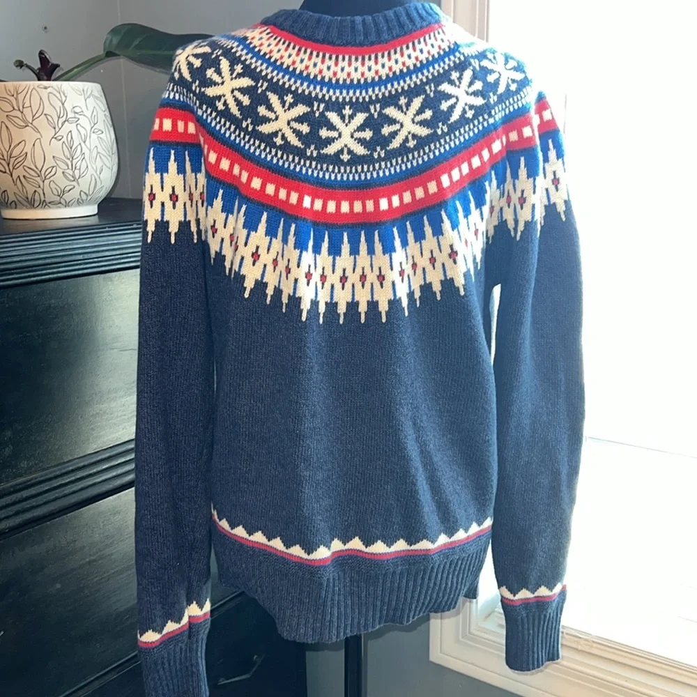 American Eagle Outfitters Men’s Winter Ski Crewneck Sweater Size Medium - Picture 2 of 8